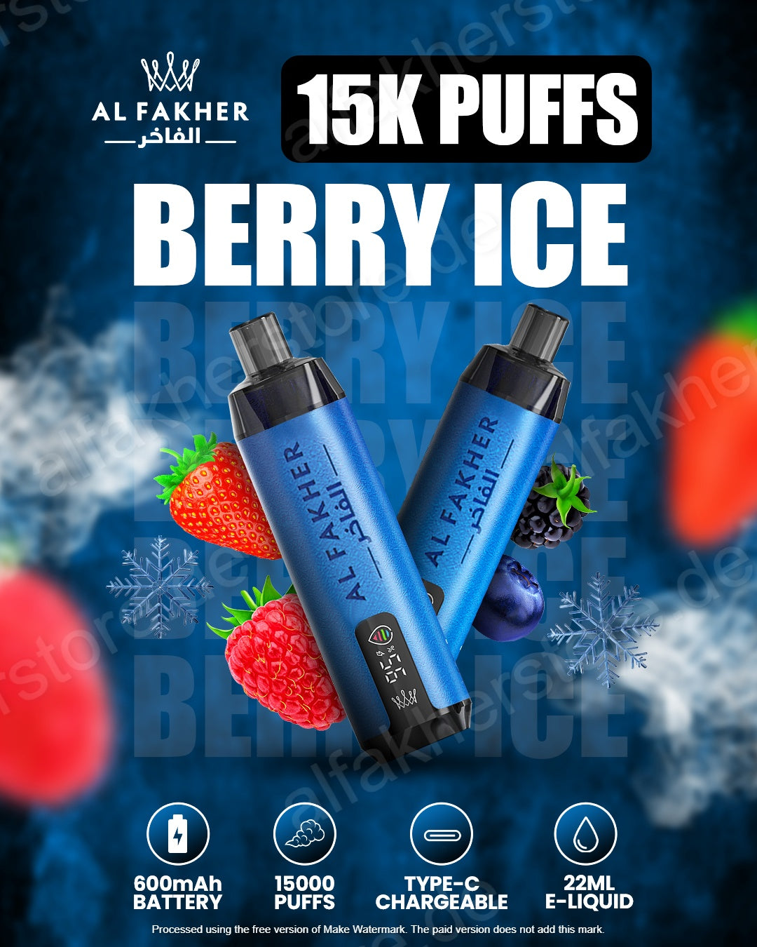 Al Fakher Vape 15000 Berry Ice