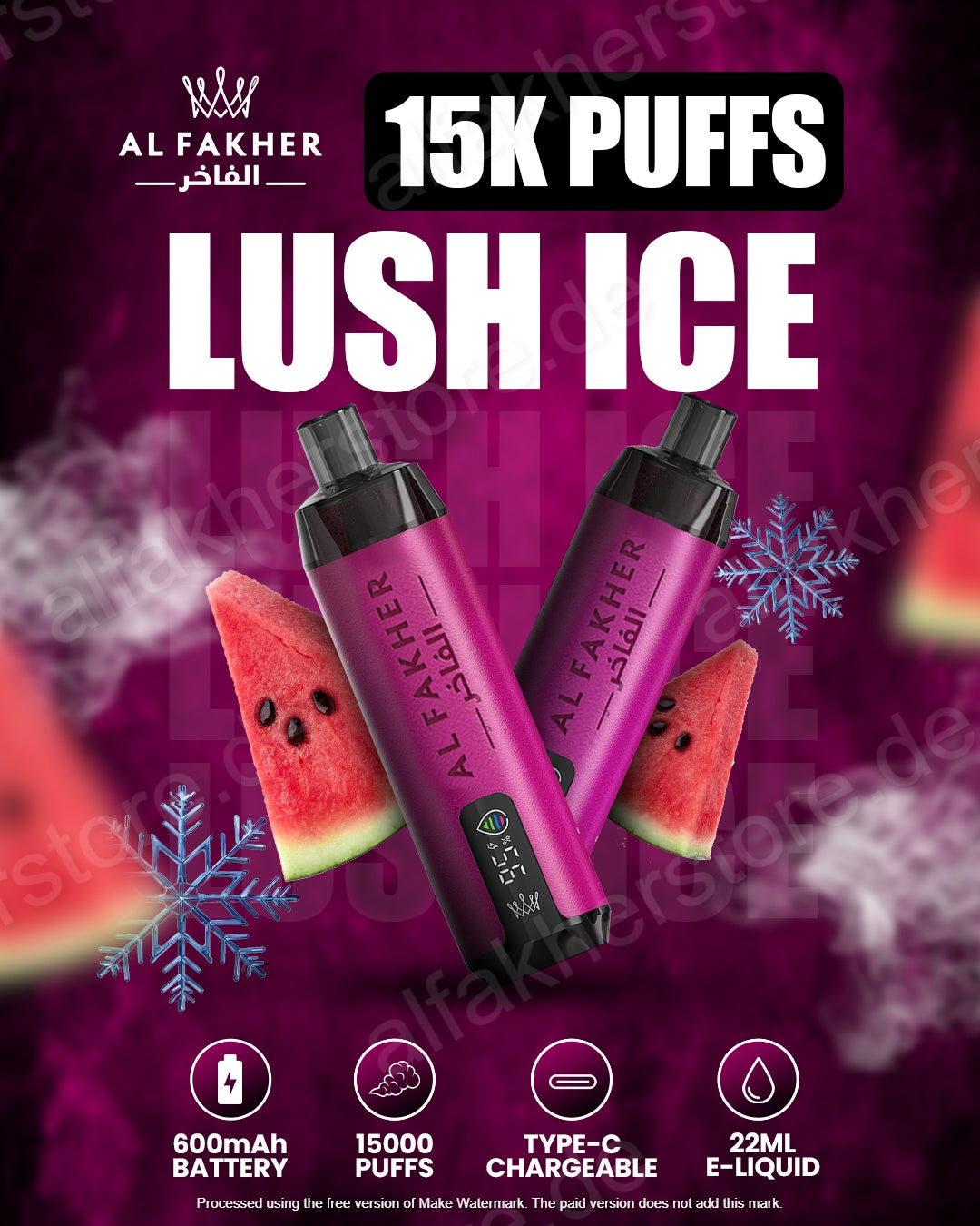 Al Fakher Vape 15000 Lush Ice